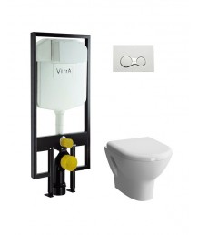 Комплект унитаз Vitra Zentrum + инсталяция + микролифт 9012B003-7206